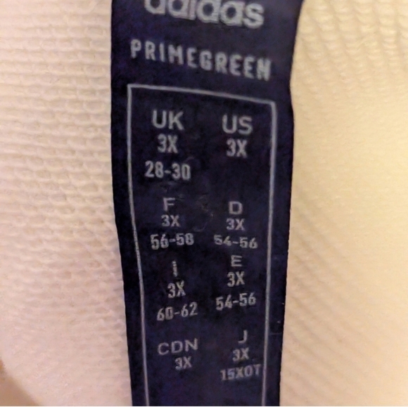 Adidas Women's Plus Size Floral Graphic Hoodie HB4572 White 3x NEW NWT - Picture 11 of 16